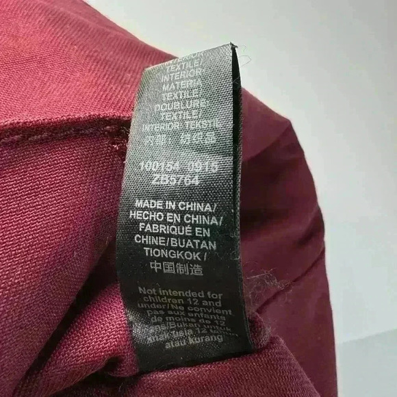 Fossil Sydney Tote Shoulder Bag Purse Handbag Leather Burgundy - Picture 13 of 13